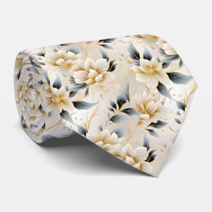 A Wedding Floral Series Design 9 Neck Tie