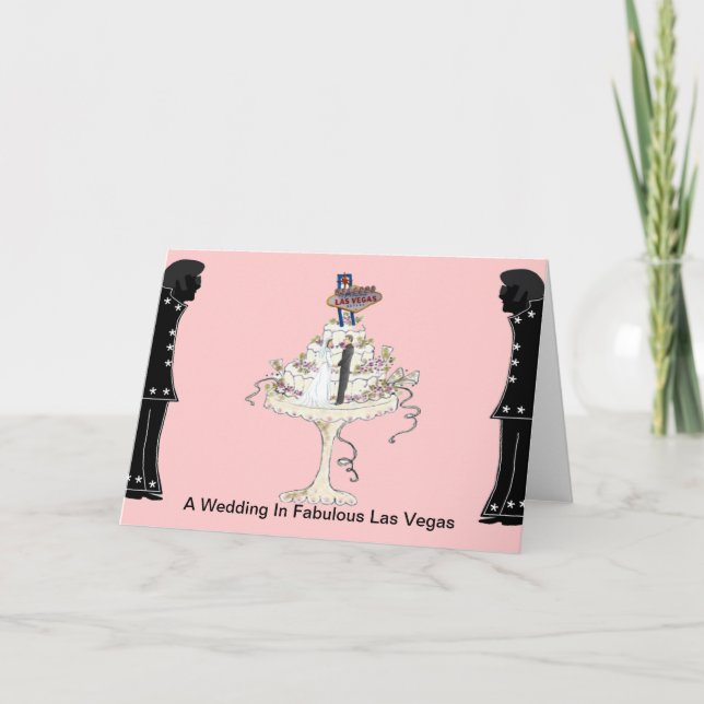 A Wedding In Fabulous Las Vegas Card (Front)