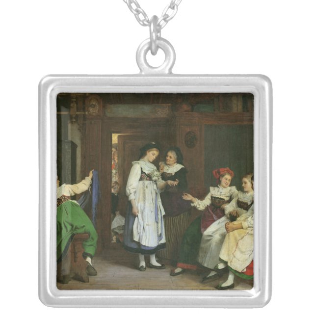 A Wedding in Lower Alsace Silver Plated Necklace (Front)