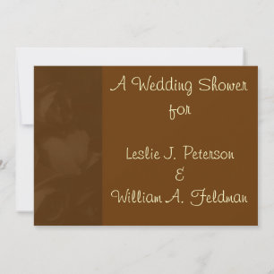 "A Wedding Shower for ___" Invitation
