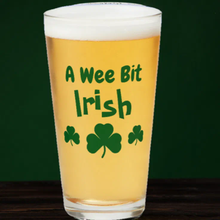 A Wee Bit Irish Glass