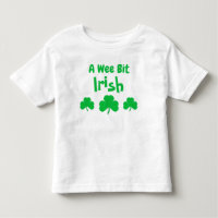 A Wee Bit Irish Toddler T-shirt
