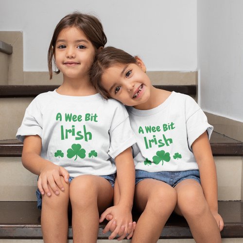 A Wee Bit Irish Toddler T_shirt