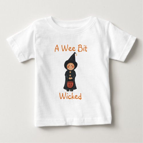 A Wee Bit Wicked Halloween Witch Shirt