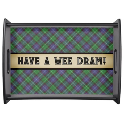 A Wee Dram of Scotch Serving Tray