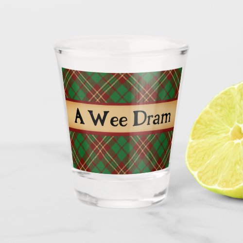 A Wee Dram of Scotch  Shot Glass