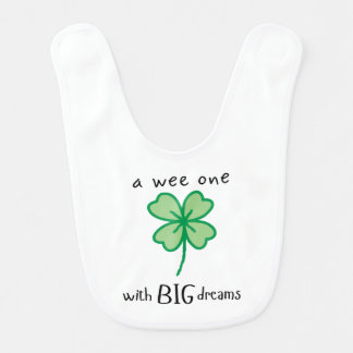 A wee one with BIG dreams baby bib