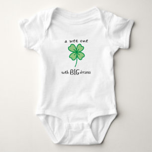 A wee one with BIG dreams baby bodysuit