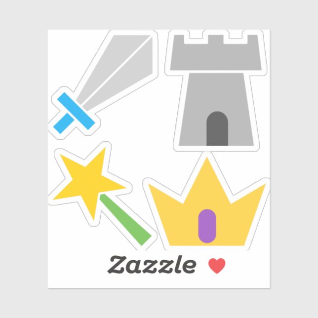 A Wee One's Fantasy Quilt Contour Sticker (Sheet)
