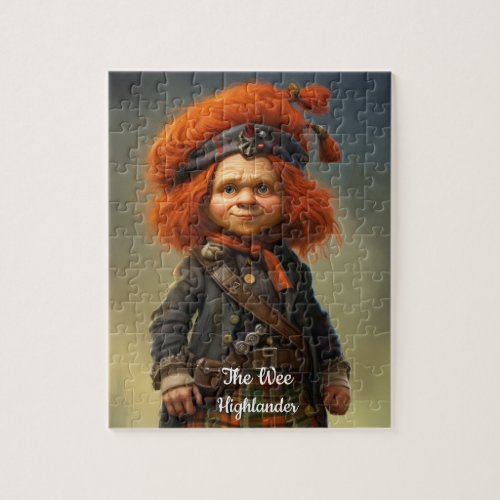 A Wee Scottish Highlander Jigsaw Puzzle