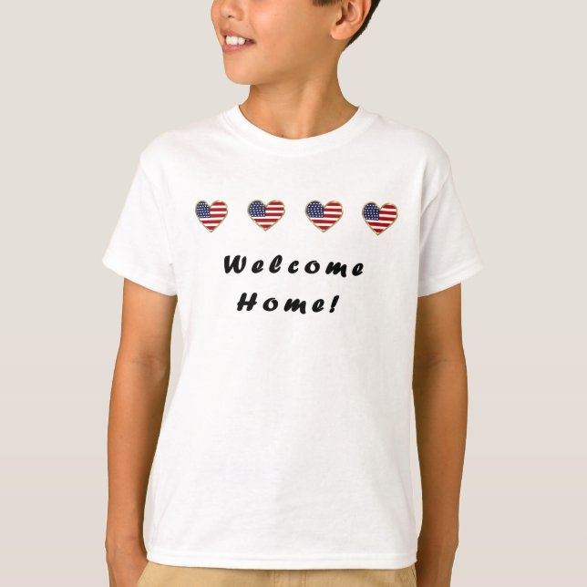 A Welcome Home Flags T-Shirt (Front)