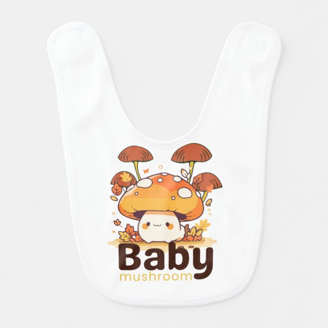 A well designed sticker for kids.  baby bib (Front)