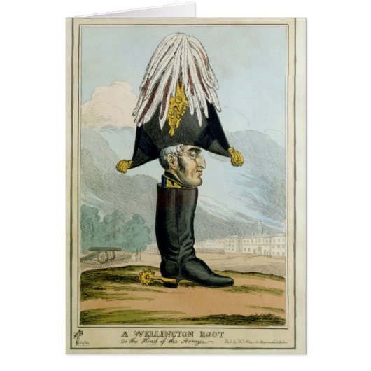 A Wellington Boot - or the Head of the Armye, (Front)