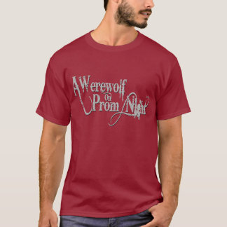 A Werewolf on Prom Night Grey Wordmark T-Shirt