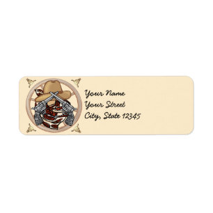 A West Texas Cowboy address Labels