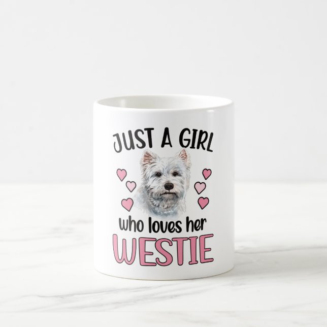 A Westie Girl West Highland White Terrier Mom Coffee Mug (Center)