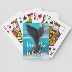 A Whale's Tail - Save the Whales Poker Cards