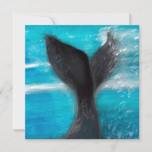 A Whale's Tail    Thank You Card