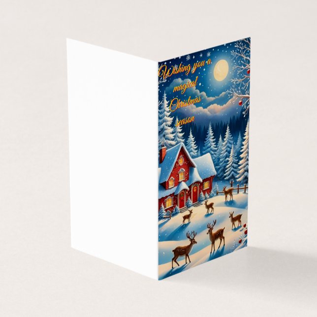 A whimsical Christmas card (Outside)