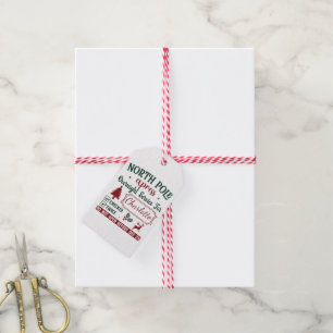 A Whimsical Christmas Gift From The North Pole Tags