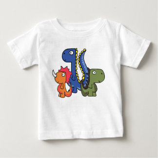 A whimsical dinosaur friend, cute and adorable. baby T-Shirt