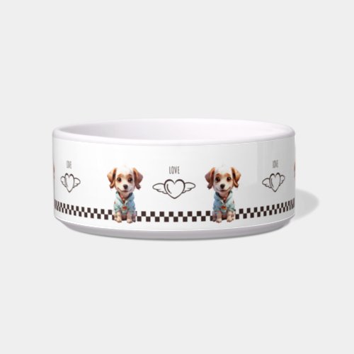A Whimsical Dog Food Bowl for Your Furry Friend