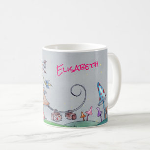 A Whimsical Mouse Artiste Mug