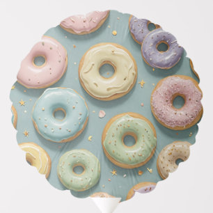A Whimsical Pastel Donut Dream Balloon