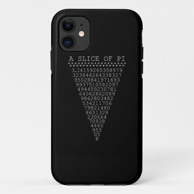 A Whimsical Slice of Pi Case-Mate iPhone Case (Back)