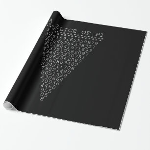A Whimsical Slice of Pi Wrapping Paper