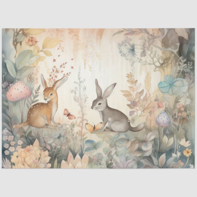 A Whimsical Woodland Series Design 11 Tissue Paper (Front)