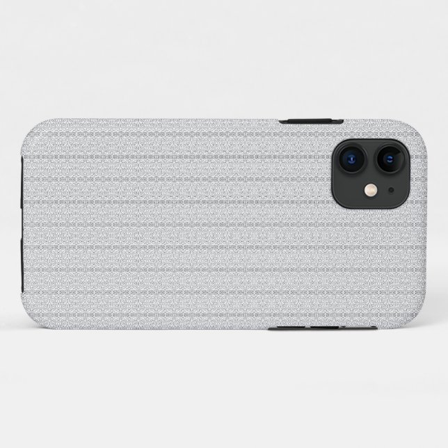 a white and gray wallpaper with a pattern on it Case-Mate iPhone case (Back (Horizontal))