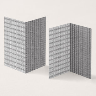A white and grey geometric pattern fills the image