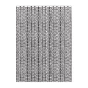 A white and grey geometric pattern fills the image acrylic print