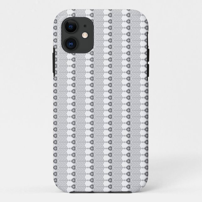  a white background with a pattern of circles Case-Mate iPhone case (Back)