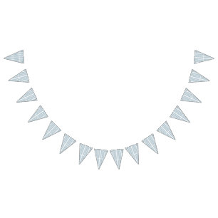 A white background with no other visible elements bunting flags