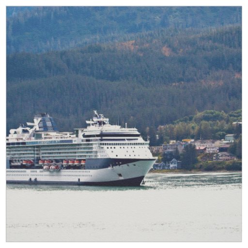 A White Cruise Ship Fabric