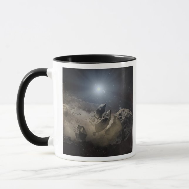 A white dwarf star mug (Left)