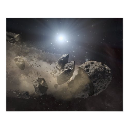 A white dwarf star photo print