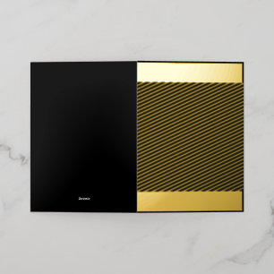 A white full moon shines brightly against a dark n foil greeting card