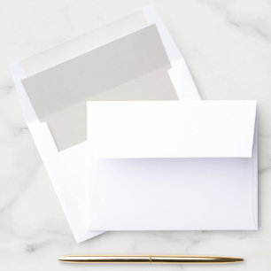 A white shape optimized in design, showcasing clea envelope liner
