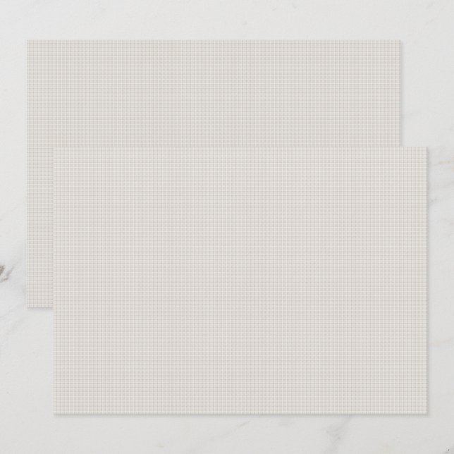 A white shape optimized in design, showcasing clea thank you card (Front/Back)