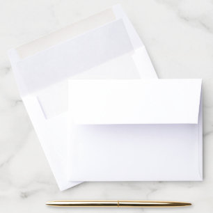 A white sleeve with a subtle texture, likely part envelope liner
