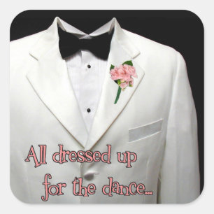 A White Sport Coat Sticker