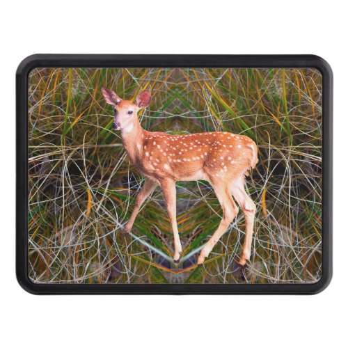 A white_tailed deer      hitch cover