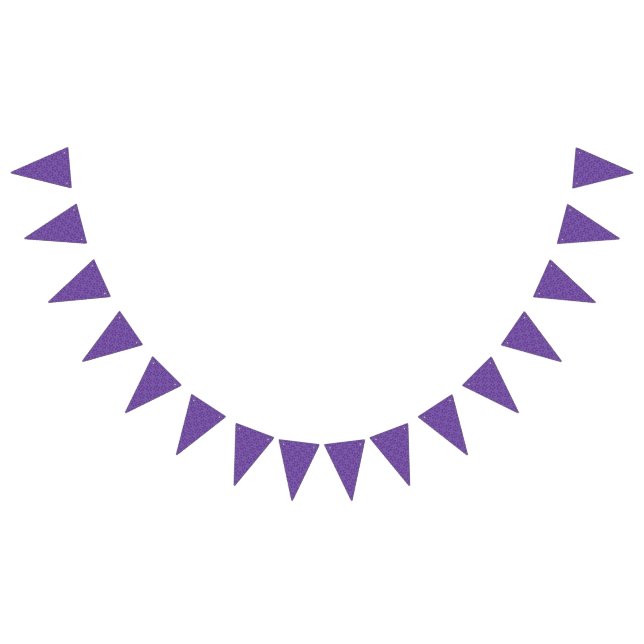 A white wrapping paper with a repeating pattern of bunting flags (All)