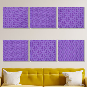 A white wrapping paper with a repeating pattern of canvas photo tile 