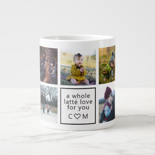 A Whole Latte Love For You Custom Photo Mug