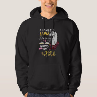 A Whole Llama Learning Going On In 1ST GRADE Hoodie