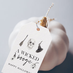 A Wicked Boogie Happy Halloween Gift Tags